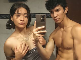 ClareAndOwer - LiveJasmin Teen Blowjob Cumshot Couple 